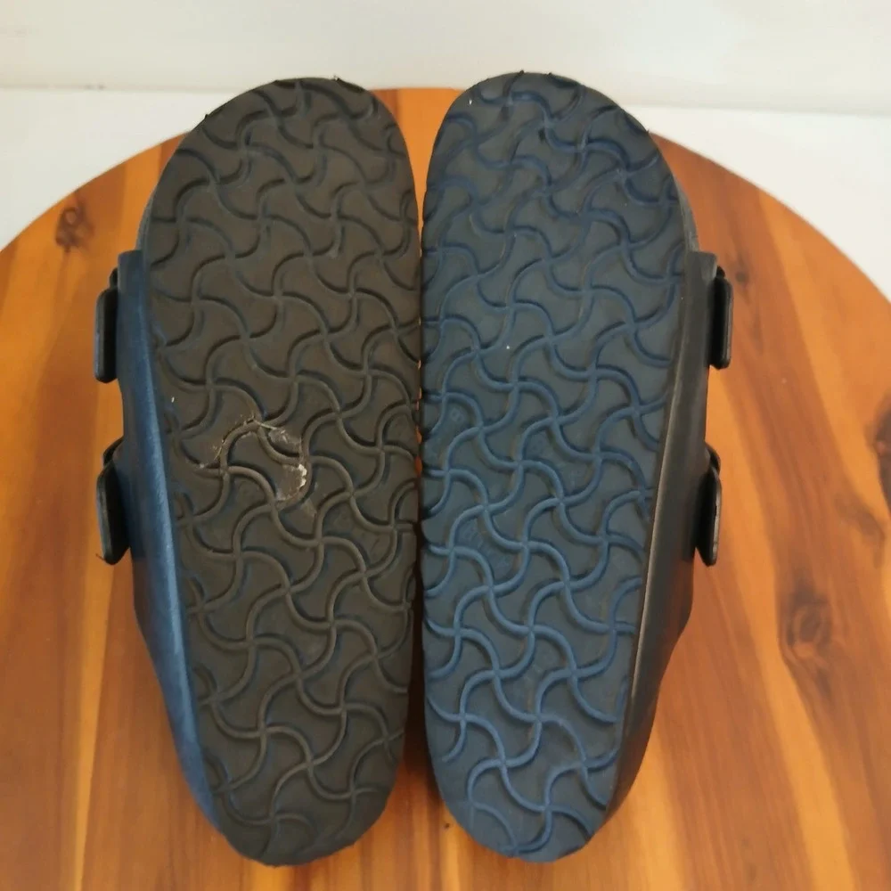 Birkenstock Arizona EVA Sandal Mens Size 38 Black Double Strap Lightweight 5863_8